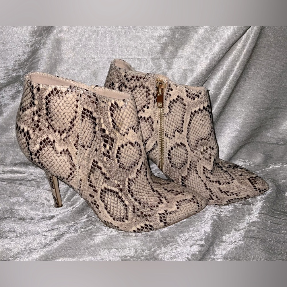 New Steve Madden Snakeskin Stiletto Ankle Boots